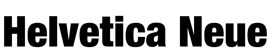 Helvetica Neue Condensed Black Yazı tipi ücretsiz indir